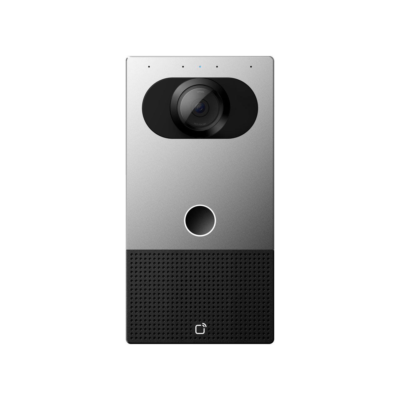 Front-facing product shot of a Verkada TD53 video intercom doorbell device.