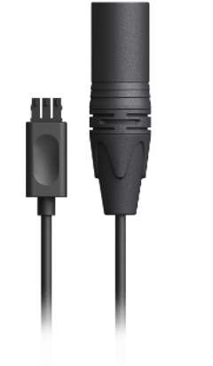 3-Pin Terminal Block to Male XLR Cable: 0.5m